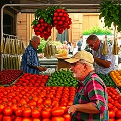Market in Bologna